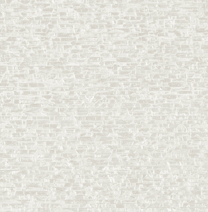 Belvedere Ivory Faux Slate Wallpaper by A-Street Prints Alchemy Covers about 56.4 square feet 20.5-in by 33-ft long roll Unpasted 20.9 - Fabric Carolina -