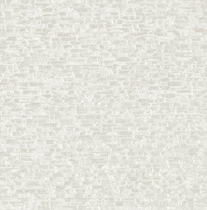 Belvedere Ivory Faux Slate Wallpaper by A-Street Prints