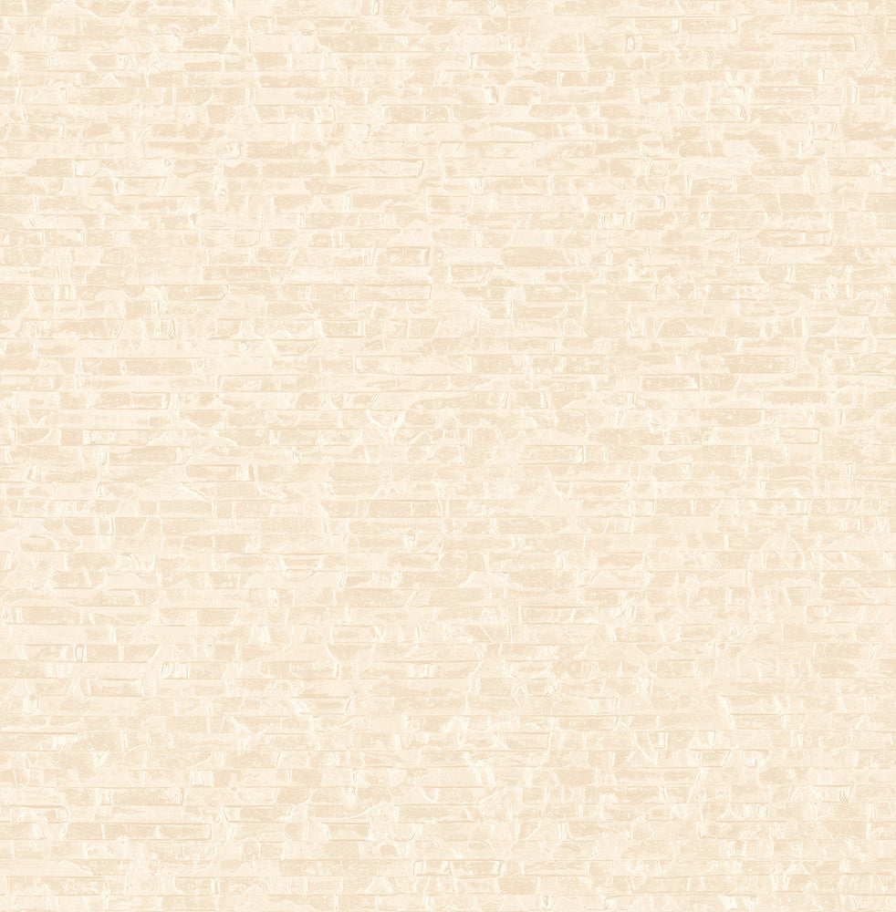 Belvedere Cream Faux Slate Wallpaper by A-Street Prints Alchemy Covers about 56.4 square feet 20.5-in by 33-ft long roll Unpasted 20.9 - Fabric Carolina -