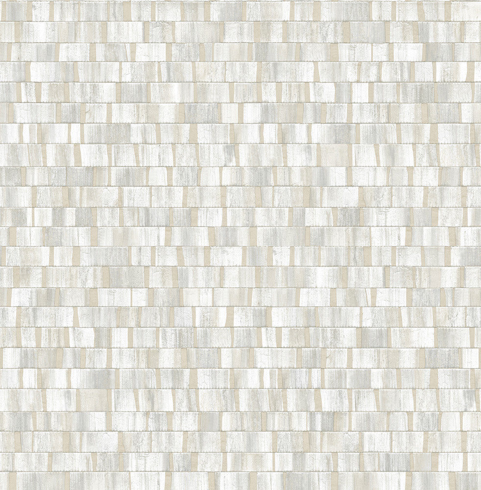 Dobby Light Grey Geometric Wallpaper by A-Street Prints Alchemy Covers about 56.4 square feet 20.5-in by 33-ft long roll Unpasted 20.9 - Fabric Carolina -
