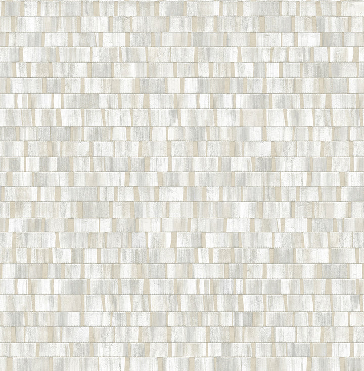 Dobby Light Grey Geometric Wallpaper by A-Street Prints Alchemy Covers about 56.4 square feet 20.5-in by 33-ft long roll Unpasted 20.9 - Fabric Carolina -