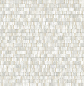 Dobby Light Grey Geometric Wallpaper by A-Street Prints