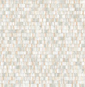 Dobby Champagne Geometric Wallpaper by A-Street Prints