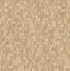 Dobby Copper Geometric Wallpaper by A-Street Prints