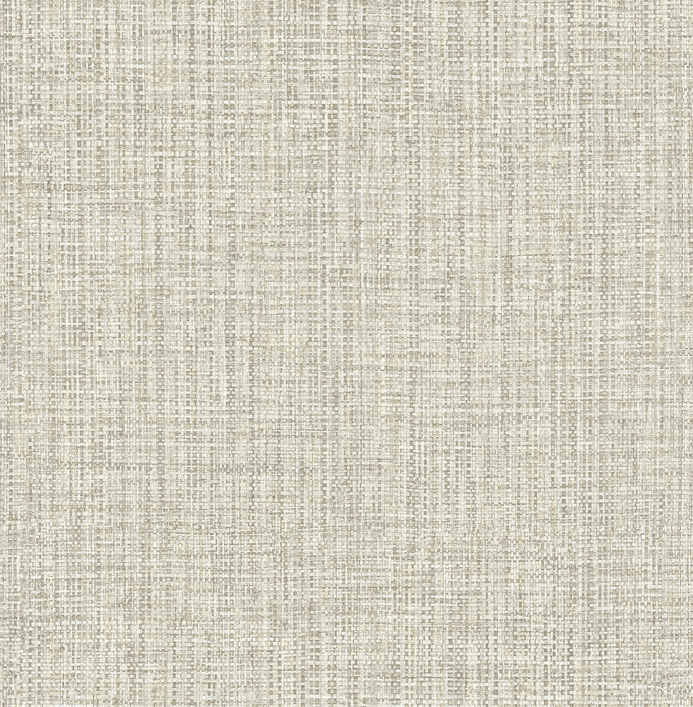 Rattan Off White Woven Wallpaper by A-Street Prints Alchemy Covers about 56.4 square feet 20.5-in by 33-ft long roll Unpasted 20.9 - Fabric Carolina -
