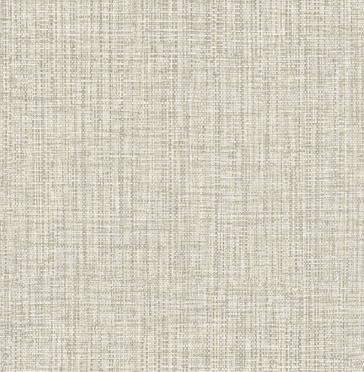 Rattan Off White Woven Wallpaper by A-Street Prints Alchemy Covers about 56.4 square feet 20.5-in by 33-ft long roll Unpasted 20.9 - Fabric Carolina -