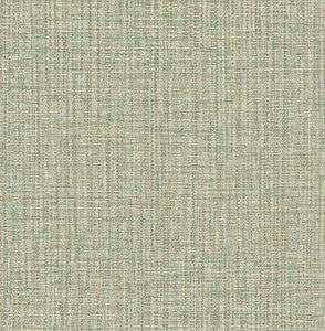 Rattan Green Woven Wallpaper by A-Street Prints