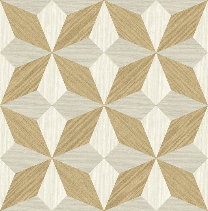 Valiant Beige Faux Grasscloth Geometric Wallpaper by A-Street Prints Alchemy Covers about 56.4 square feet 20.5-in by 33-ft long roll Unpasted 10.4 - Fabric Carolina -