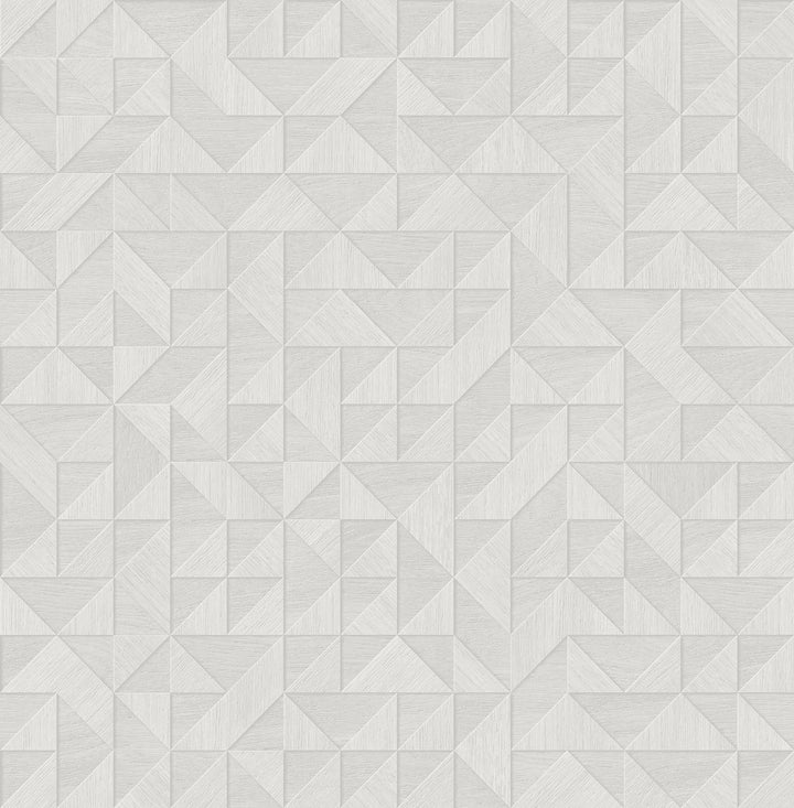 Gallerie Light Grey Geometric Wood Wallpaper by A-Street Prints Alchemy Covers about 56.4 square feet 20.5-in by 33-ft long roll Unpasted 10.4 - Fabric Carolina -
