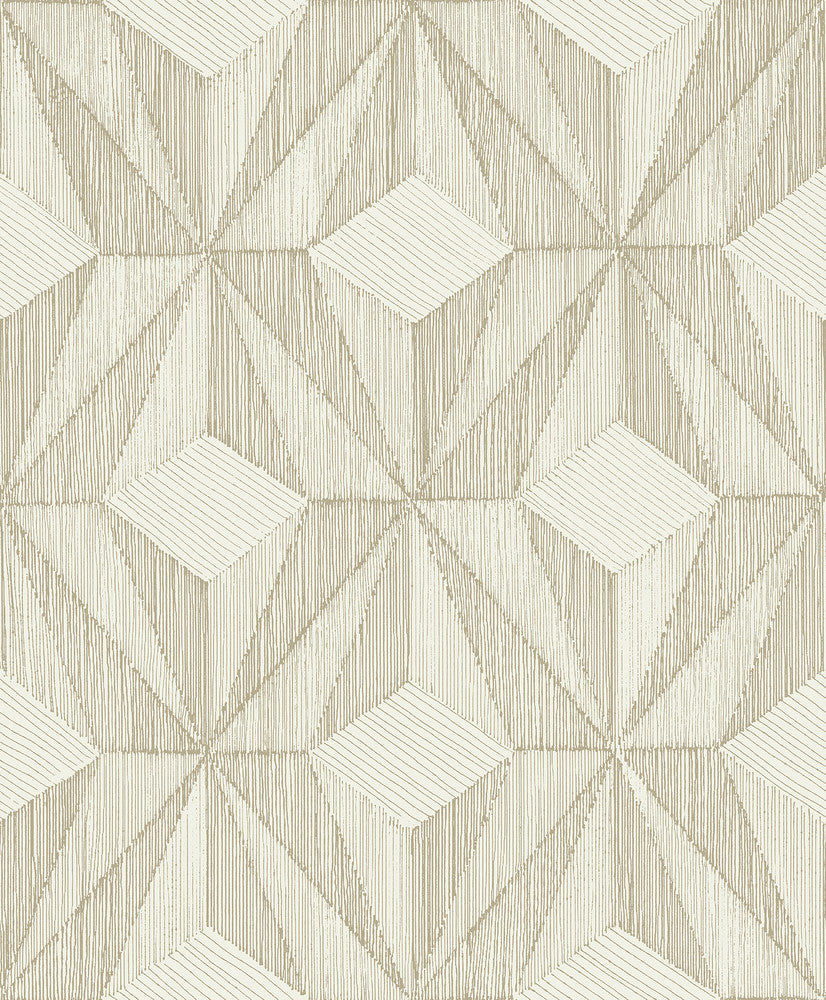 Paragon Gold Geometric Wallpaper by A-Street Prints Alchemy Covers about 57.8 square feet 21-in by 33-ft long roll Unpasted 25.2 - Fabric Carolina -