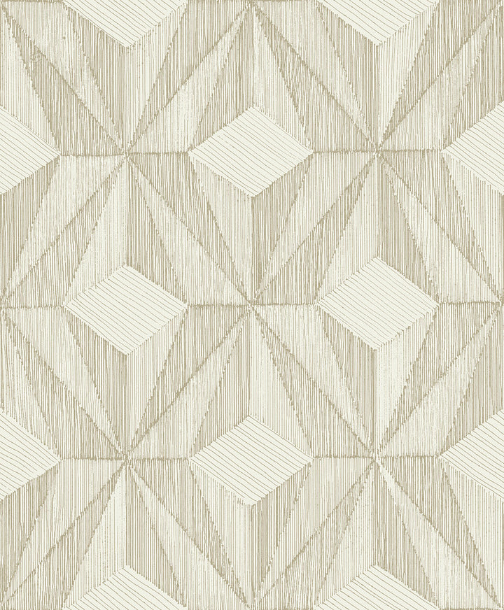Paragon Gold Geometric Wallpaper by A-Street Prints Alchemy Covers about 57.8 square feet 21-in by 33-ft long roll Unpasted 25.2 - Fabric Carolina -