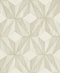 Paragon Gold Geometric Wallpaper by A-Street Prints