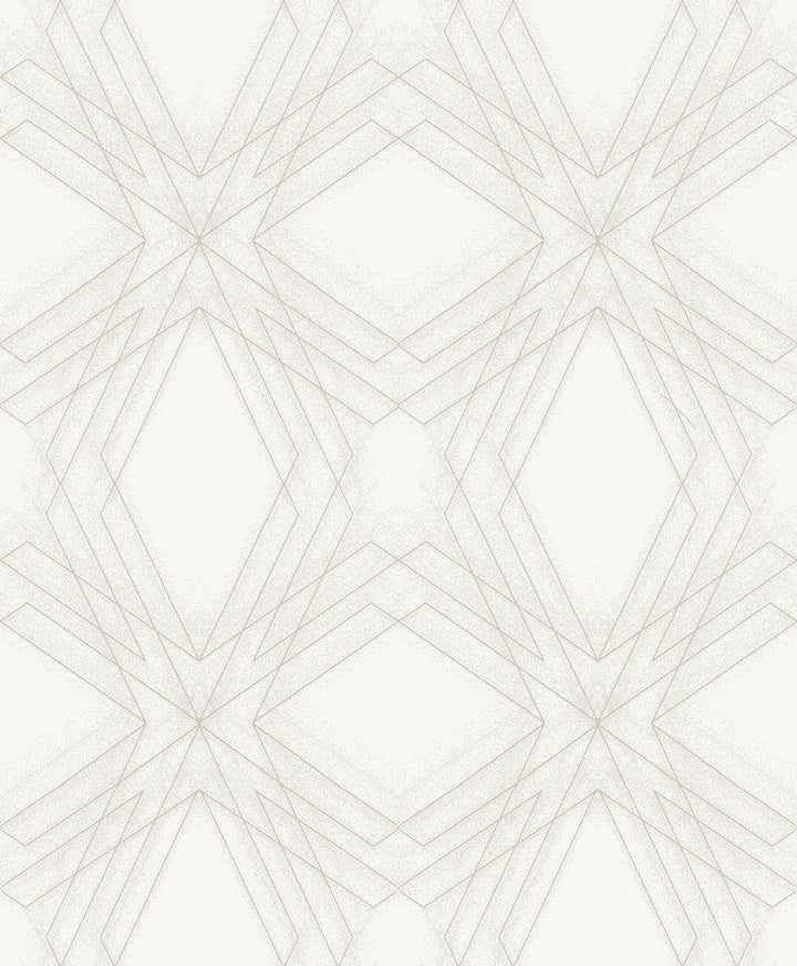 Relativity Off White Geometric Wallpaper by A-Street Prints Alchemy Covers about 57.8 square feet 21-in by 33-ft long roll Unpasted 25.2 - Fabric Carolina -
