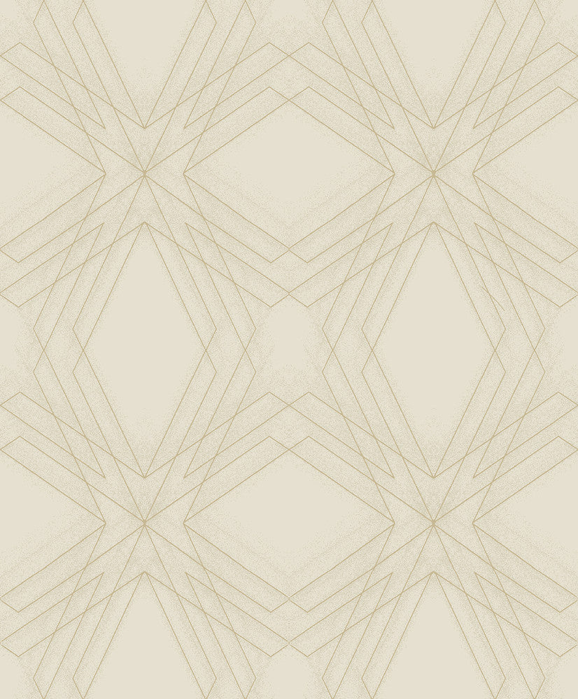Relativity Beige Geometric Wallpaper by A-Street Prints Alchemy Covers about 57.8 square feet 21-in by 33-ft long roll Unpasted 25.2 - Fabric Carolina -