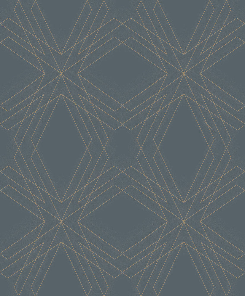 Relativity Charcoal Geometric Wallpaper by A-Street Prints Alchemy Covers about 57.8 square feet 21-in by 33-ft long roll Unpasted 25.2 - Fabric Carolina -