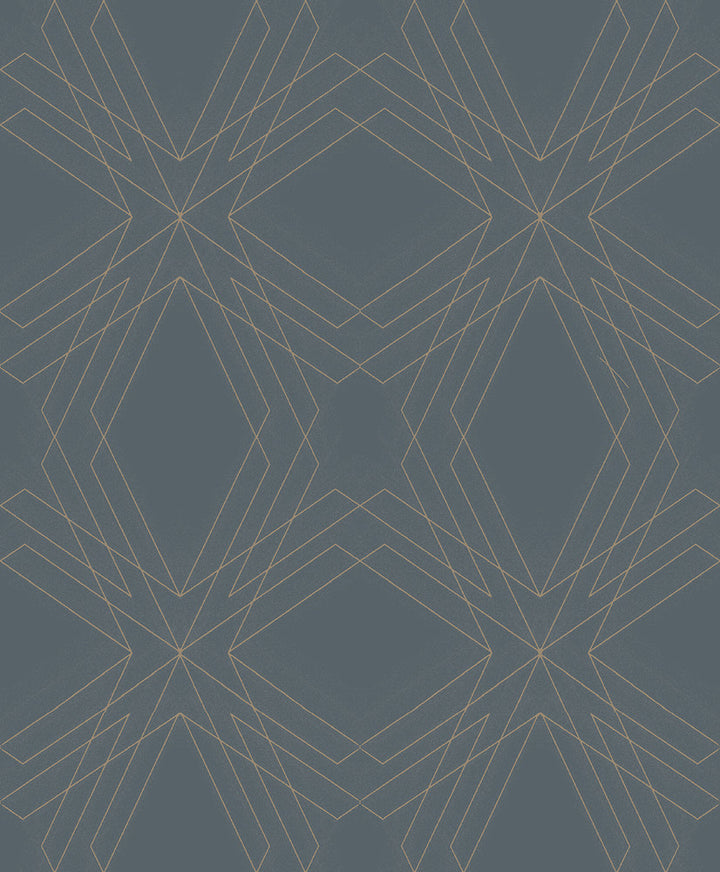 Relativity Charcoal Geometric Wallpaper by A-Street Prints Alchemy Covers about 57.8 square feet 21-in by 33-ft long roll Unpasted 25.2 - Fabric Carolina -