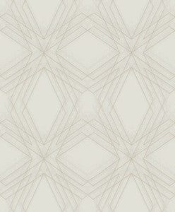 Relativity Grey Geometric Wallpaper by A-Street Prints