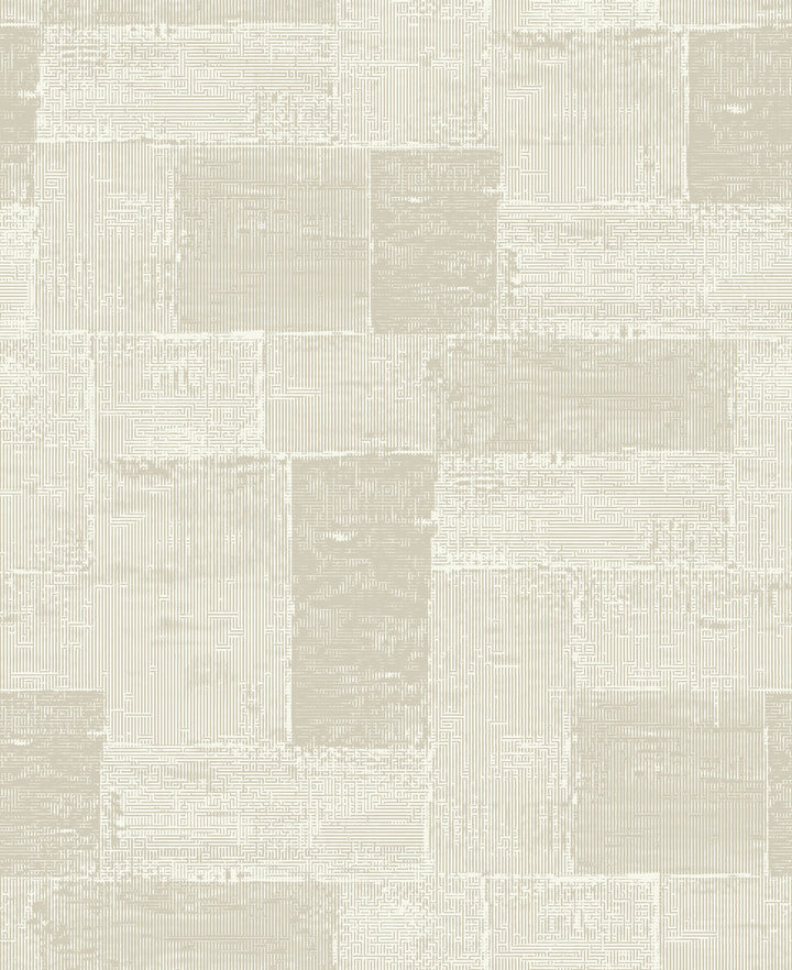 Composition Champagne Global Geometric Wallpaper by A-Street Prints Alchemy Covers about 57.8 square feet 21-in by 33-ft long roll Unpasted 25.2 - Fabric Carolina -