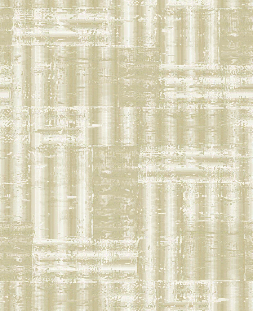 Composition Gold Global Geometric Wallpaper by A-Street Prints Alchemy Covers about 57.8 square feet 21-in by 33-ft long roll Unpasted 25.2 - Fabric Carolina -