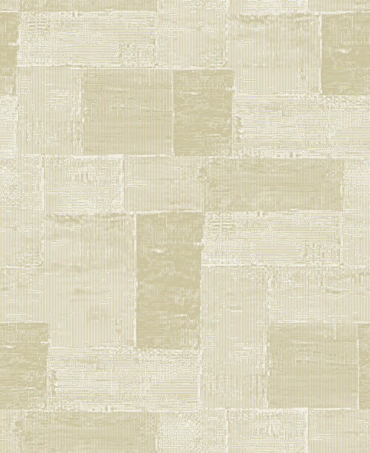 Composition Gold Global Geometric Wallpaper by A-Street Prints Alchemy Covers about 57.8 square feet 21-in by 33-ft long roll Unpasted 25.2 - Fabric Carolina -