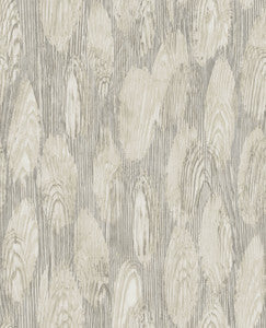 Monolith Grey Abstract Wood Wallpaper by A-Street Prints