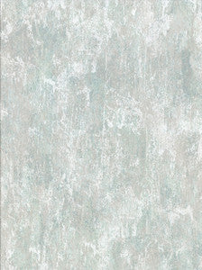 Bovary Teal Distressed Texture Wallpaper by Brewster