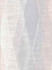 Torrance Dove Distressed Geometric Wallpaper by Brewster