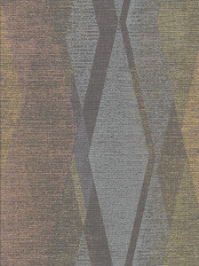 Torrance Multicolor Distressed Geometric Wallpaper by Brewster