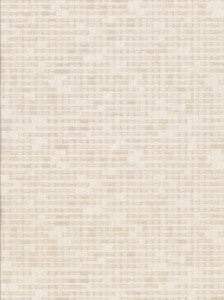 Clarice Beige Distressed Faux Linen Wallpaper by Brewster