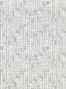 Clarice Neutral Distressed Faux Linen Wallpaper by Brewster