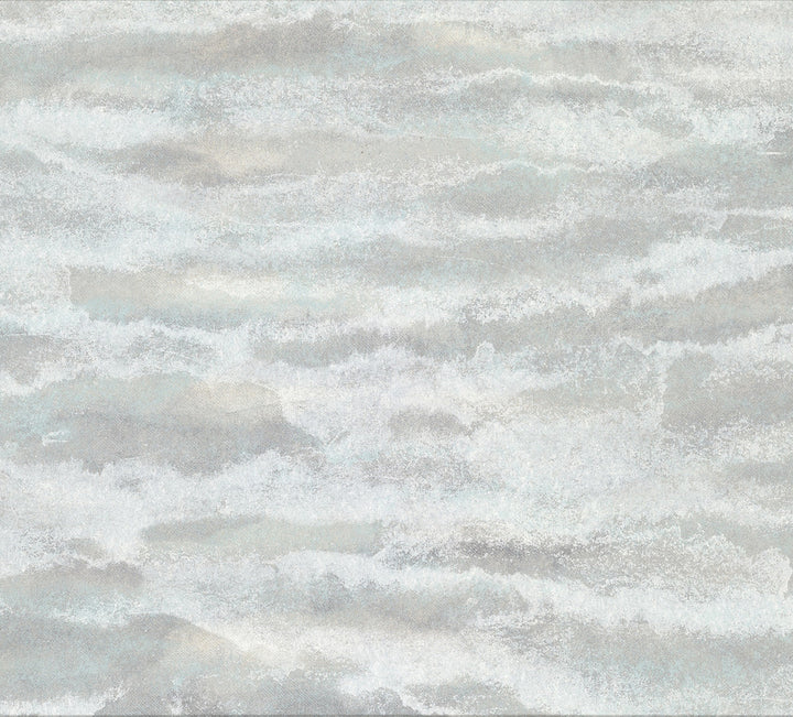 Sherlock Aqua Abstract Texture Wallpaper by Brewster Riva Covers about 57.8 square feet 21-in by 33-ft long roll Unpasted 12.5 - Fabric Carolina -
