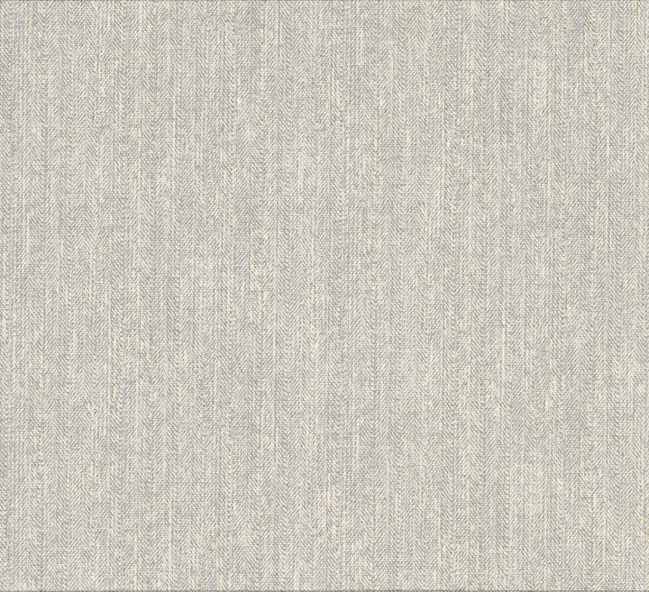 Holden Neutral Chevron Faux Linen Wallpaper by Brewster Riva Covers about 57.8 square feet 21-in by 33-ft long roll Unpasted 0 - Fabric Carolina -