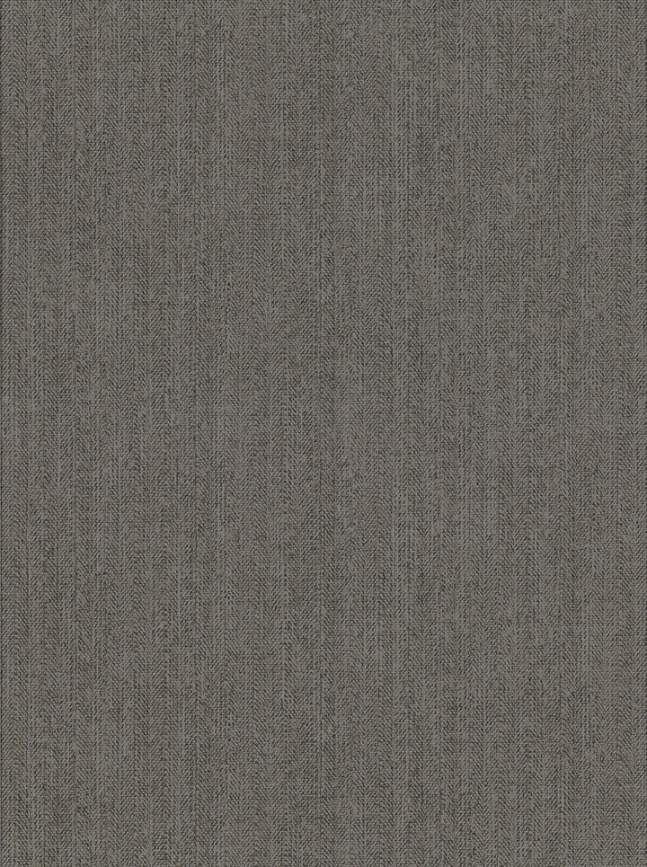 Holden Taupe Chevron Faux Linen Wallpaper by Brewster Riva Covers about 57.8 square feet 21-in by 33-ft long roll Unpasted 0 - Fabric Carolina -