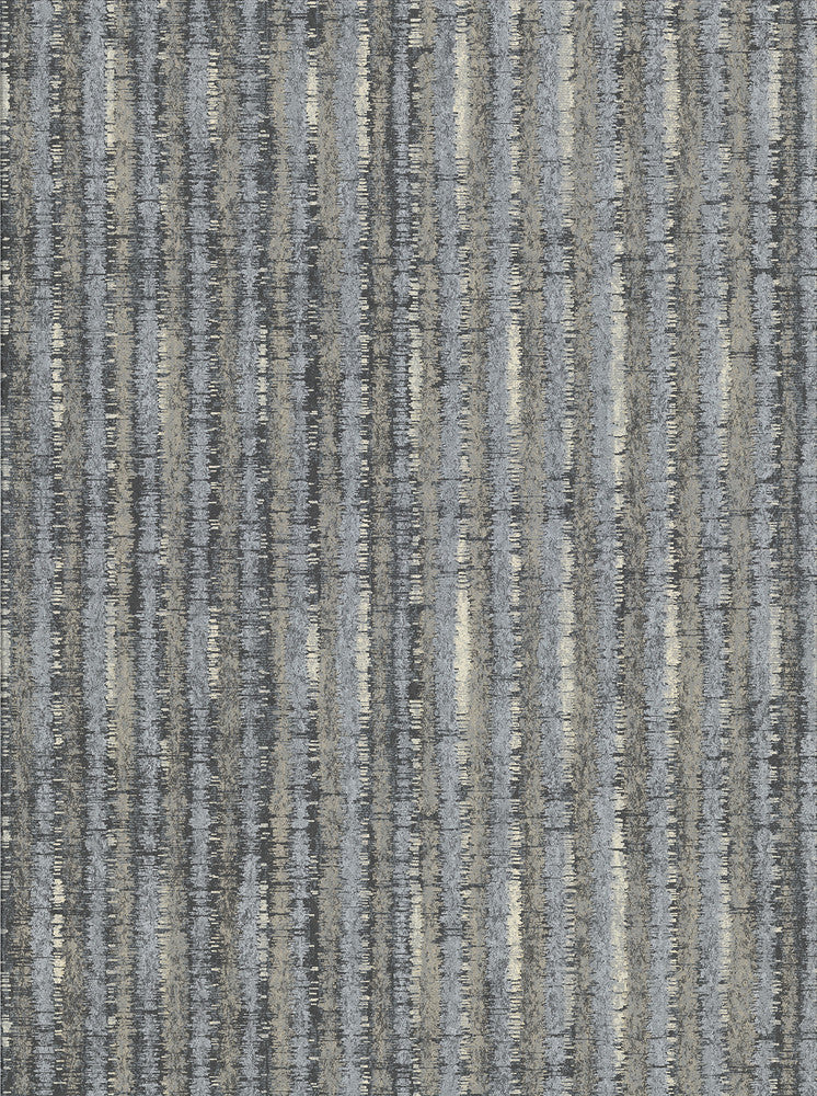 Annabeth Multicolor Distressed Stripe Wallpaper by Brewster Riva Covers about 57.8 square feet 21-in by 33-ft long roll Unpasted 25 - Fabric Carolina -
