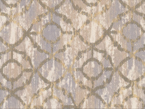 Dashwood Taupe Distressed Trellis Wallpaper by Brewster