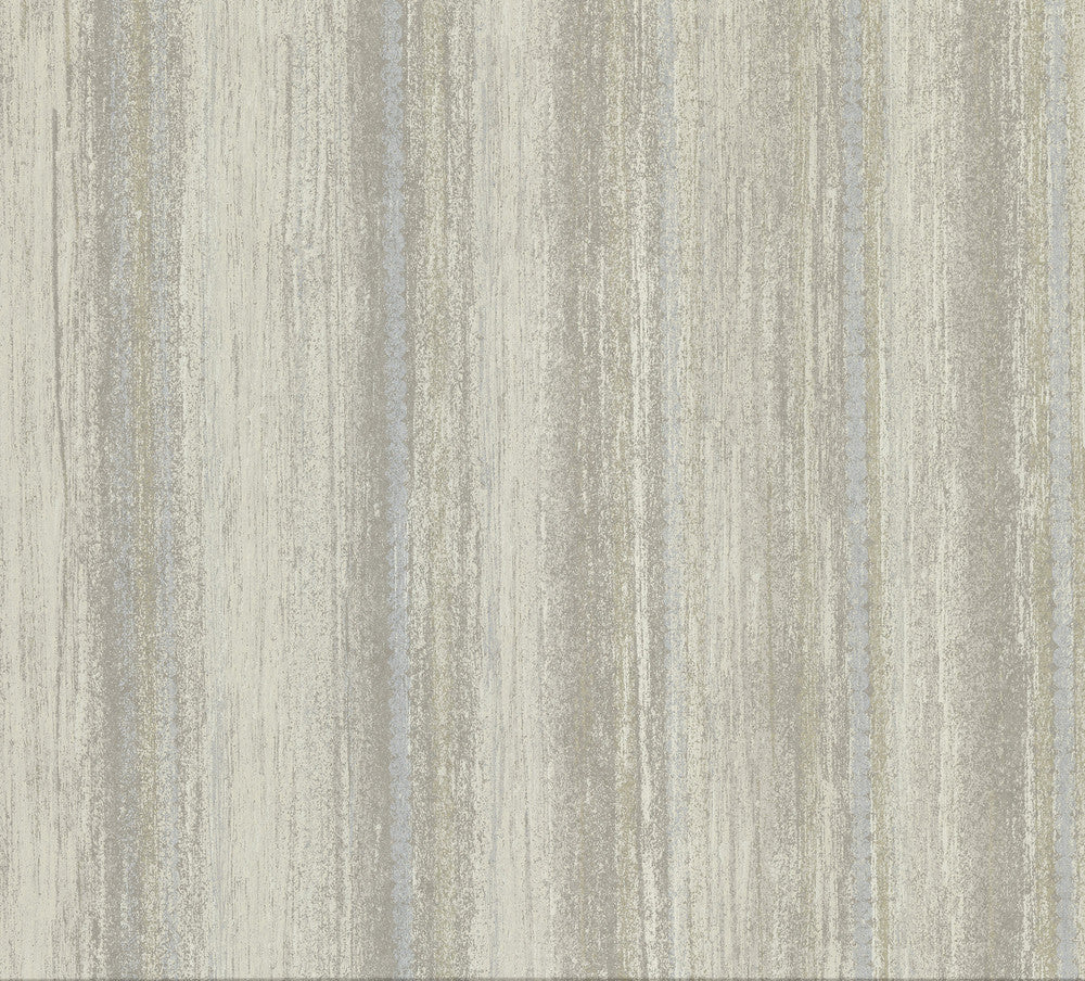 Zazie Neutral Stripe Texture Wallpaper by Brewster Riva Covers about 57.8 square feet 21-in by 33-ft long roll Unpasted 0 - Fabric Carolina -