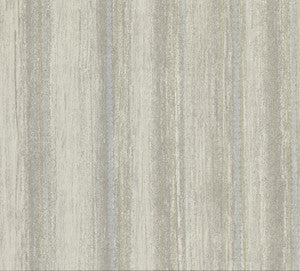 Zazie Neutral Stripe Texture Wallpaper by Brewster