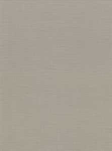 Chorus Taupe Faux Grasscloth Wallpaper by Warner