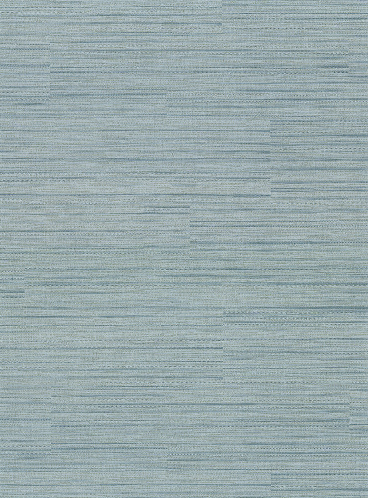 Coltrane Teal Faux Grasscloth Wallpaper by Warner Warner Basics V Covers about 60.8 square feet 27-in by 27-ft long roll Unpasted 0 - Fabric Carolina -