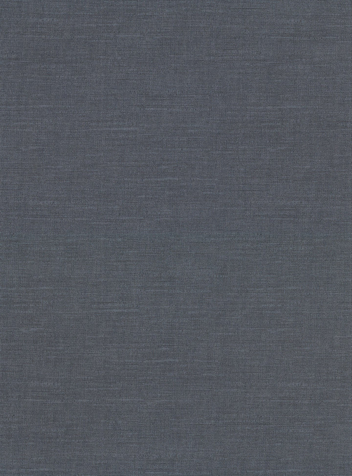 Parker Denim Faux Linen Wallpaper by Warner Warner Basics V Covers about 60.8 square feet 27-in by 27-ft long roll Unpasted 0 - Fabric Carolina -