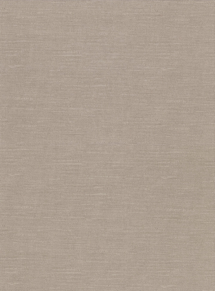 Parker Light Brown Faux Linen Wallpaper by Warner Warner Basics V Covers about 60.8 square feet 27-in by 27-ft long roll Unpasted 0 - Fabric Carolina -