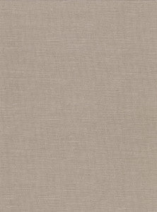 Parker Light Brown Faux Linen Wallpaper by Warner
