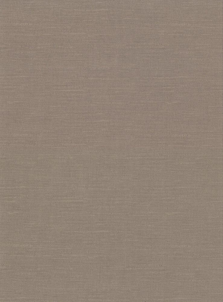 Parker Brown Faux Linen Wallpaper by Warner Warner Basics V Covers about 60.8 square feet 27-in by 27-ft long roll Unpasted 0 - Fabric Carolina -