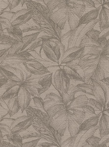 Simone Light Brown Tropical Wallpaper by Warner