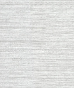Coltrane Light Grey Faux Grasscloth Wallpaper by Warner