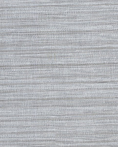 Coltrane Pewter Faux Grasscloth Wallpaper by Warner