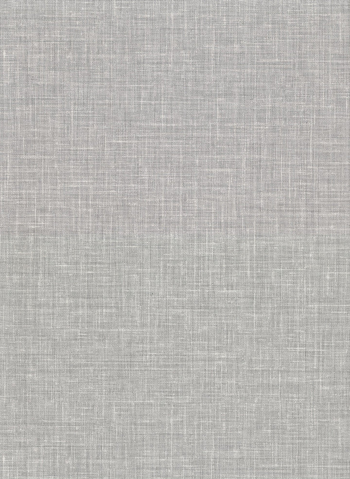 Upton Grey Faux Linen Wallpaper by Warner Warner Textures IX 2754 Main Street Covers about 60.8 square feet 27-in by 27-ft long roll Unpasted 0 - Fabric Carolina -