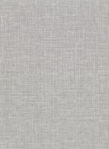 Upton Grey Faux Linen Wallpaper by Warner