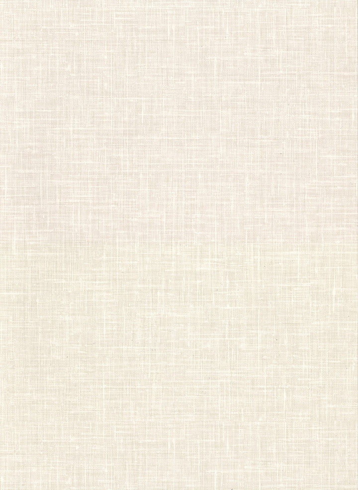 Upton Cream Faux Linen Wallpaper by Warner Warner Textures IX 2754 Main Street Covers about 60.8 square feet 27-in by 27-ft long roll Unpasted 0 - Fabric Carolina -