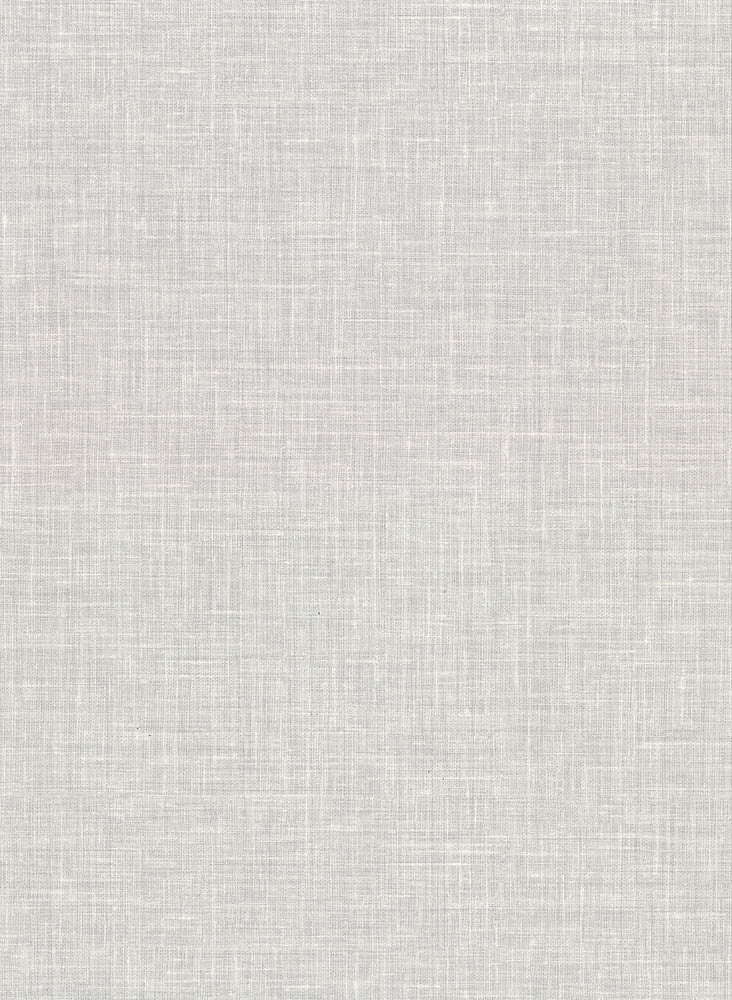 Upton Light Grey Faux Linen Wallpaper by Warner Warner Textures IX 2754 Main Street Covers about 60.8 square feet 27-in by 27-ft long roll Unpasted 0 - Fabric Carolina -